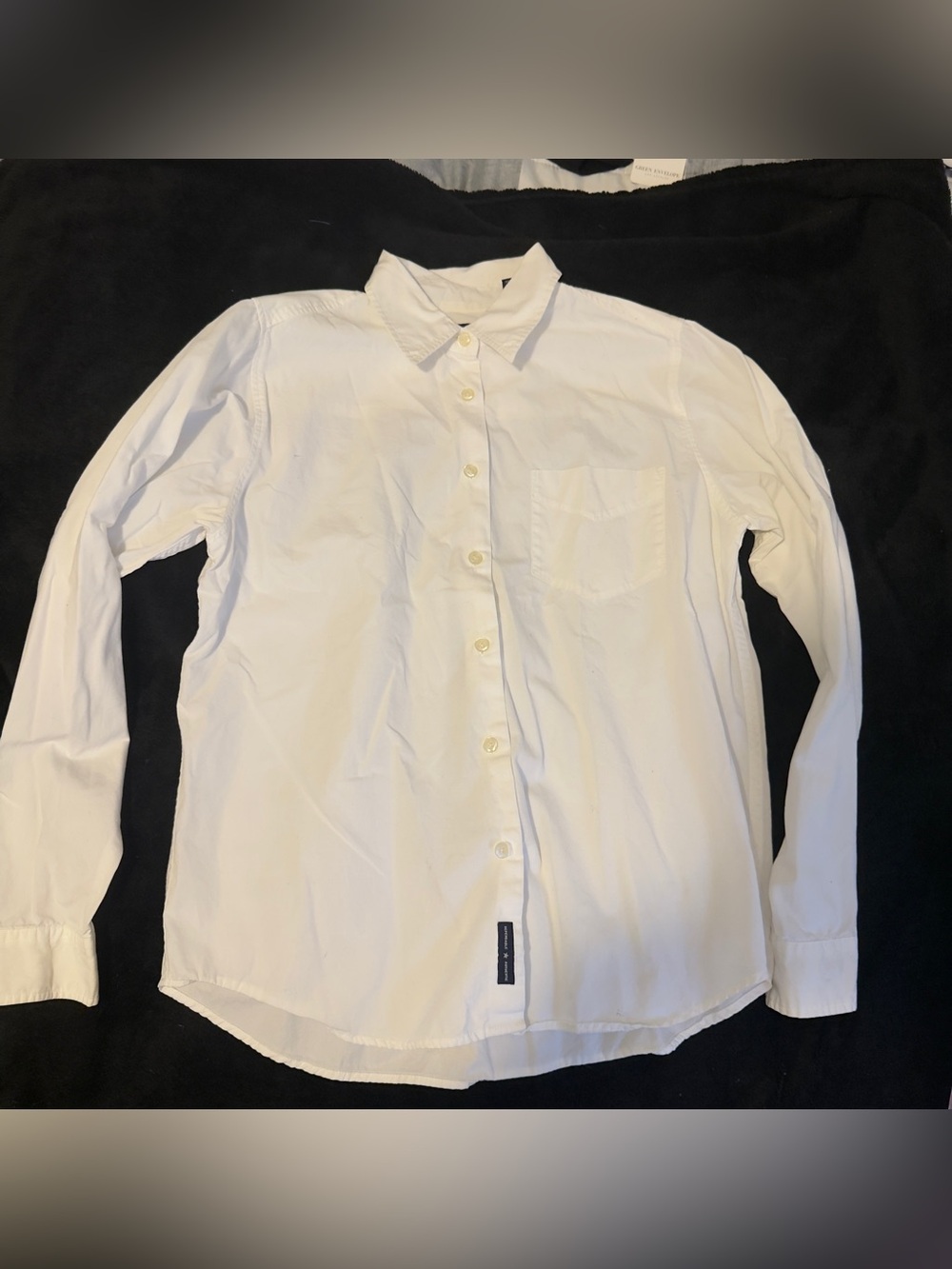 American Eagle Outfitters White Button-Down Shirt